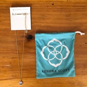 Kendra Scott Cory Gold Necklace in Slate